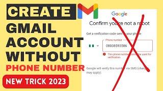 how to create unlimited gmail account without phone number 2023