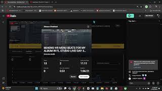 MAKING WII MENU BEATS FOR MY ALBUM IN FL STUDIO LIVE! DAY 4 (2024)