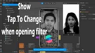 How To Show Tap To Change on Spark AR | Tutorial