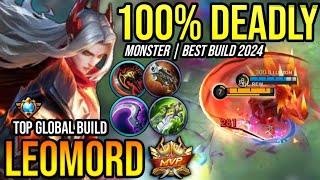 LEOMORD BEST BUILD 2024 | TOP GLOBAL LEOMORD GAMEPLAY | MOBILE LEGENDS