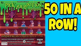 $100 OF PICK YOUR POTION PA LOTTERY SCRATCH OFF TICKETS #scratchers #scratchofftickets #lottery