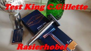 Test King C Gillette Rasierhobel