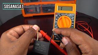 how to test this Fan capacitor / condenser using a digital multimeter (New quickly Method)