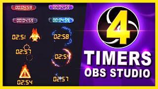 Add a Countdown TIMER to OBS studio - 4 different methods (Obs tutorial)