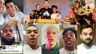 Famous Reaction On Cristiano Ronaldo's 40th Birthday