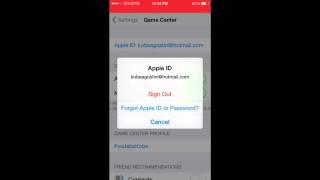 How To Sign Out Of Gamecenter On IOS 8