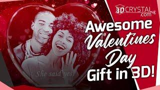 Valentines Day Gift Ideas | 3DCrystal.com | Buy Original