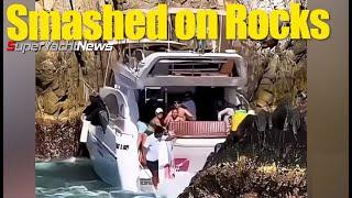 EXCLUSIVE VIDEO: Yacht Ripped Apart After Hitting Rocks in Mexico