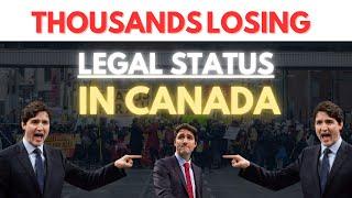 Thousands Losing Legal Status in Canada  