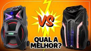 Qual a Melhor Caixa de Som Amplificada? ACA 292 AMVOX X FORTRESS SUMAY