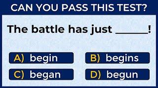 Mixed English Grammar Quiz: CAN YOU SCORE 100%? #challenge 15