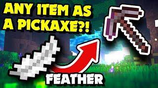 How to Make ANY ITEM a PICKAXE With Commands in Minecraft 1.21+ Java?! Tools Data Component [Easy]