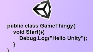 Unity3D - Scripting Basics and Debug.Log