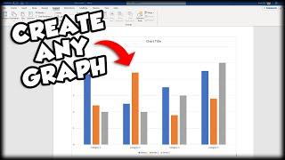 How To Create Any Graph In Microsoft Word