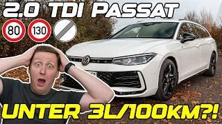 VW Passat B9 | (2.0 TDI, 150PS) | KEINER ist sparsamer! | 1000KM Verbrauchstest