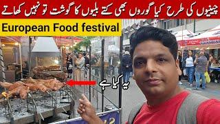 European Food festival in Italy | Italy food street | Gullu Vlogs