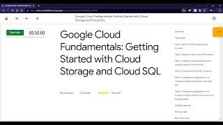 Google Cloud Fundamentals: Getting Started with Cloud Storage and Cloud SQL | GCCP