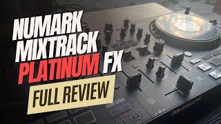 #Numark Mixtrack Platinum FX - SPEED REVIEW! - 4 Deck Control! - BEST BEGINNER #CONTROLLER