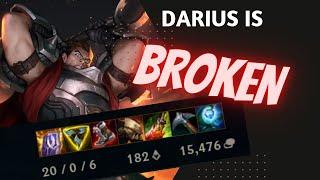 DARIUS CARRIED ME TO DIAMOND  (1v9 PERFECT KDA)