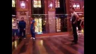 Break Dance Crew gets a surprise by Old School Bboy picked from the crowd