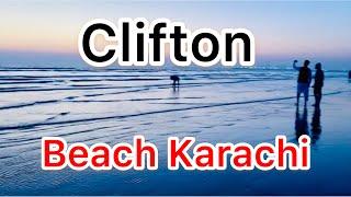 Clifton beach sea view Karachi Pakistan