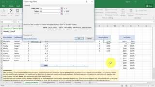 Microsoft Excel Advanced 2016 CHOOSE Function