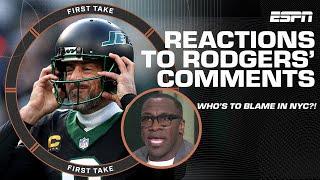 Shannon Sharpe says Aaron Rodgers REFUSES to take responsibility for the Jets' PROBLEMS | First Take