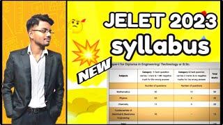 JELET 2023 syllabus. study tips. @engineerwala8634