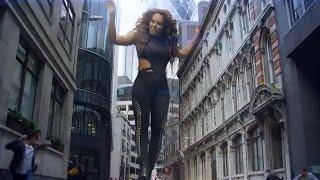 Giantess Mel B in Costa Bingo Commercial