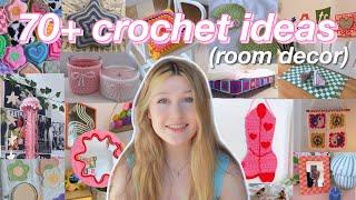 70+ CROCHET ROOM DECOR IDEAS!! (beginner friendly for the most part)