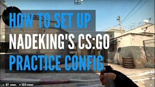 How to Set Up NadeKing's Grenade Practice Config | Nade Trajectory & Colored Bullet Impacts