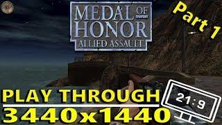 Medal Of Honor Allied Assault (Warchest) - Walkthrough - Part 1 - Ultrawide 3440x1440