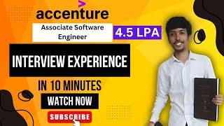 Accenture Associate Software Engineer Interview Experience | Candidate Insights & Tips