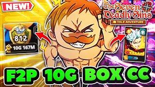 8G BOX CC IN 1 MONTH? Full *F2P* Account Showcase! | 7DS: Idle Adventure!