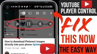 HOW TO HIDE THE PAUSE, PLAY AND NEXT BUTTON ON YOUTUBE