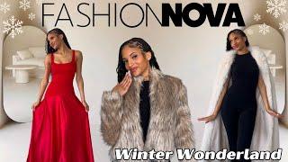 Winter Fashion Essentials ️ Cozy Faux Fur Coats & Dresses from Fashion Nova | Stay Chic & Warm!