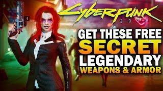 Secret FREE Legendary Weapons & Armor You Need In Cyberpunk 2077