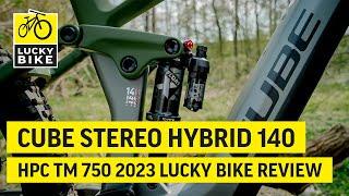 CUBE STEREO HYBRID 140 HPC TM 750 2023 REVIEW | Starkes E-Fully für satten High-End Fahrspaß!