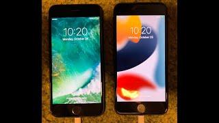 iPhone 7 on ios 10 vs ios 15 0 2