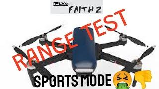 CFLY FAITH 2 RANGE TEST/ SPORTS MODE PROBLEMS