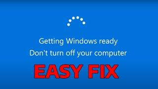 How to Fix Laptop Stuck on Getting Windows Ready Don't Turn Off your Computer (2023)