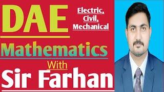 DAE Mathematics with Sir Farhan | Oxford Group of Collges | Oxfordianz