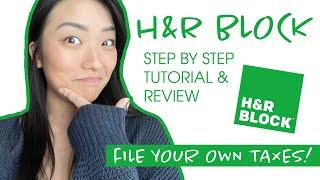 File Your Own Taxes Online in 2022 with H&R Block - Step by Step EASY Tutorial and Walk-Through