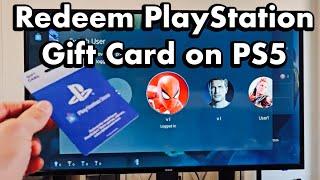 PS5: How to Redeem Playstation Gift Card