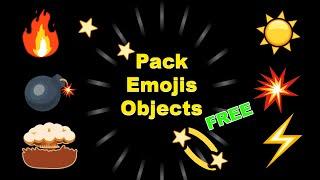 Chroma key Emojis Objects HD FREE