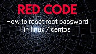 How to Reset ROOT password in Linux/Cent OS using putty