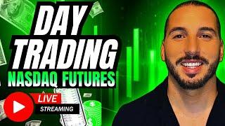 DAY TRADING LIVE! NASDAQ FUTURES $NQ $ES