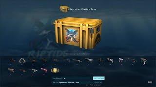 Opening operation riptide case...