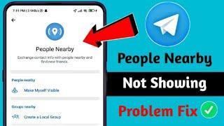 How to Fix Telegram People Nearby Not Showing | Telegram People Nearby Option Not Showing