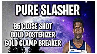 BEST SLASHER BUILD NBA 2K23 CURRENT GEN (ELITE DUNKS, 3PT SHOOTING & GOLD CLAMP BREAKER)